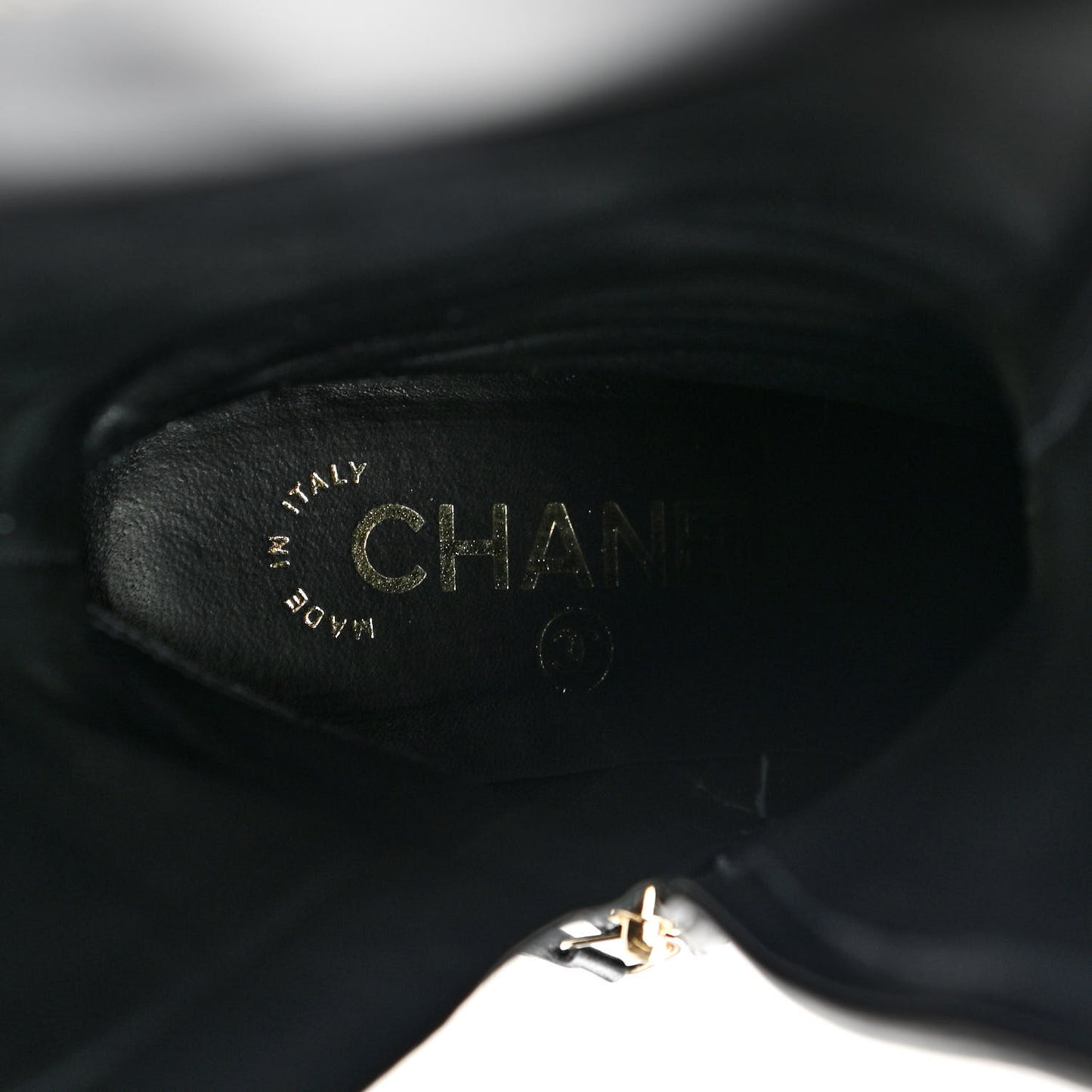 Lambskin High Boots 36 Black