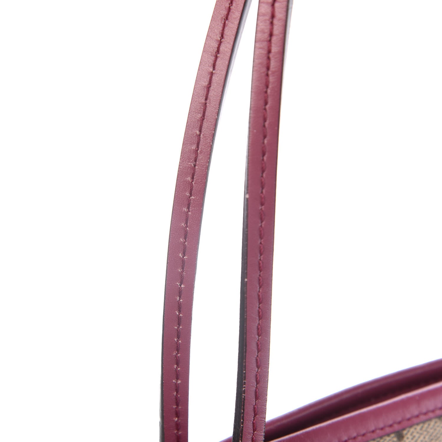 Gucci GG Supreme Monogram Medium Zippered Tote Beige New Rosette 11 of 15