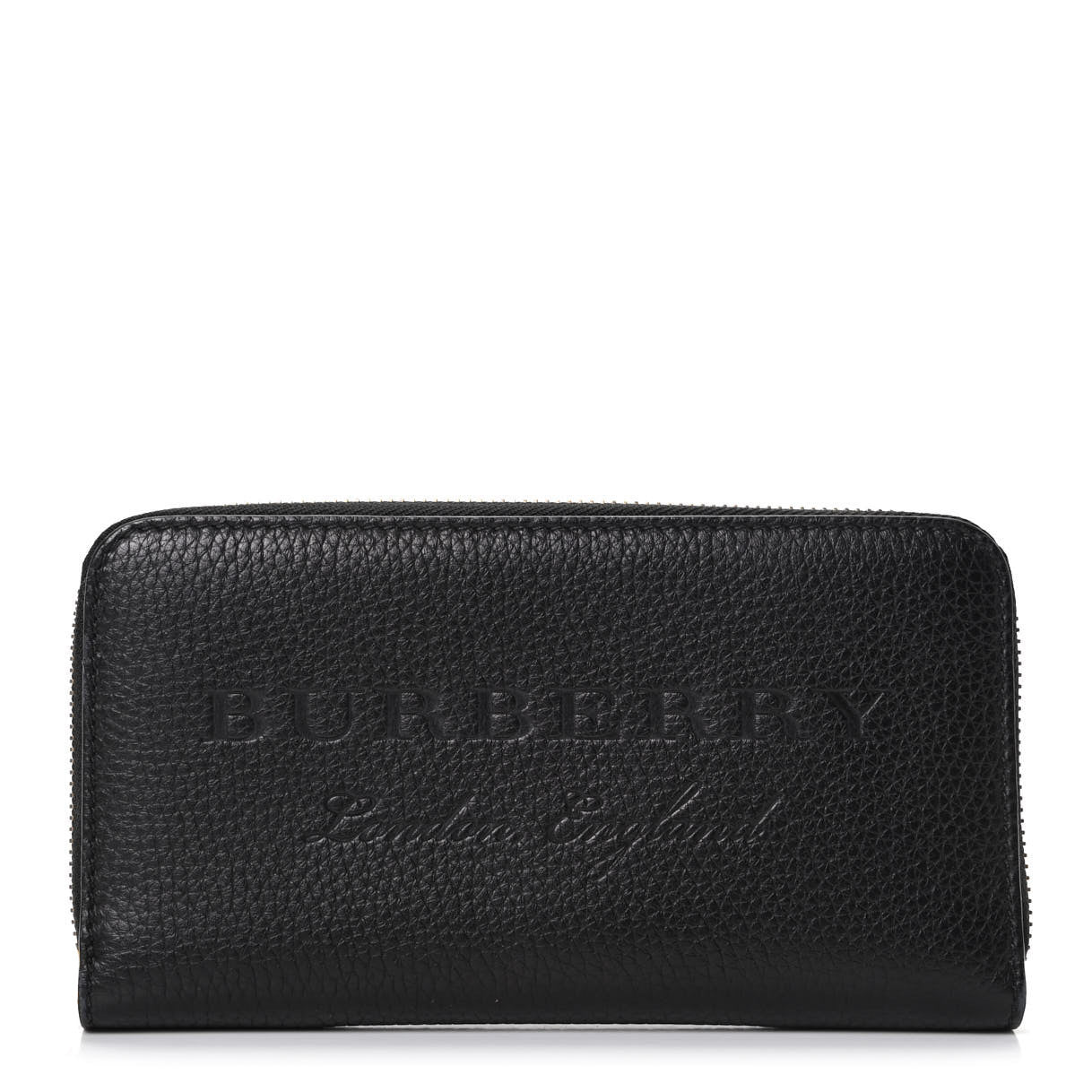 Soft Grain Elmore Zip Around Wallet Black