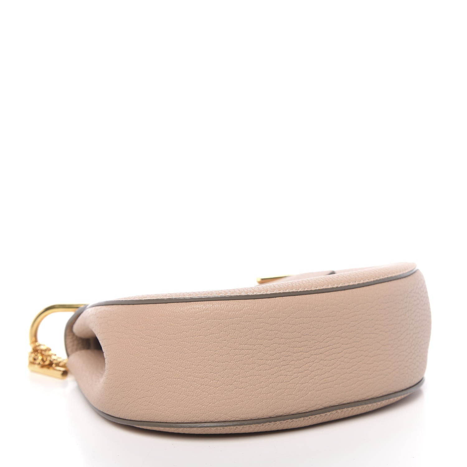 Chloe Grained Lambskin Mini Drew Shoulder Bag Cement Pink 4 of 9
