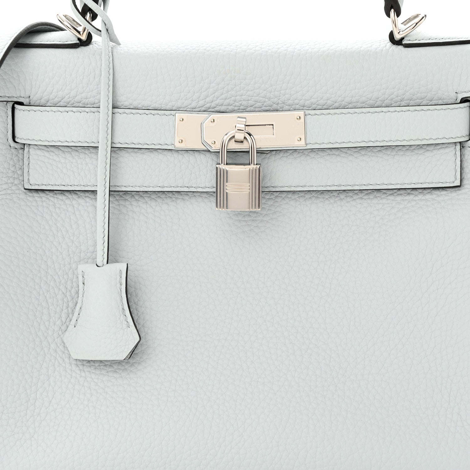 Hermes Taurillon Clemence Kelly Retourne 28 Bleu Pale 8 of 11