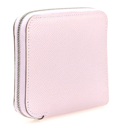 Hermes Epsom Silk'In Compact Wallet Mauve Sylvestre 3 of 8