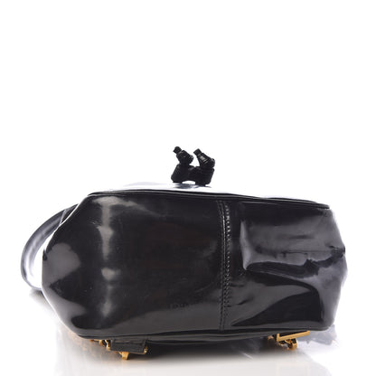 Chanel Vinyl CC Drawstring Backpack Black 4 of 13
