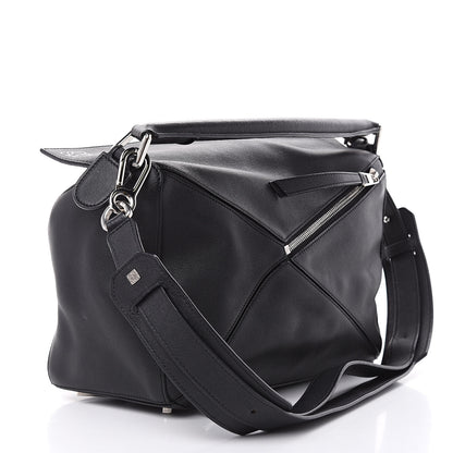 Loewe Calfskin Medium Puzzle Bag Black 3 of 14