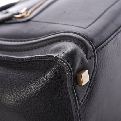 Celine Calfskin Micro Luggage Black 10 of 20