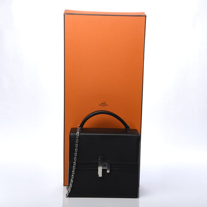 Hermes Chevre Mysore Cinhetic Boxy Top Handle Bag Black 10 of 10