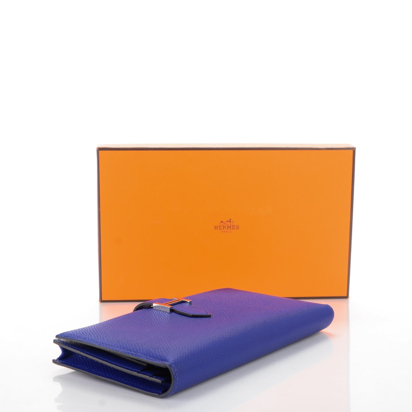 Epsom Bearn Gusset Wallet Bleu Electrique