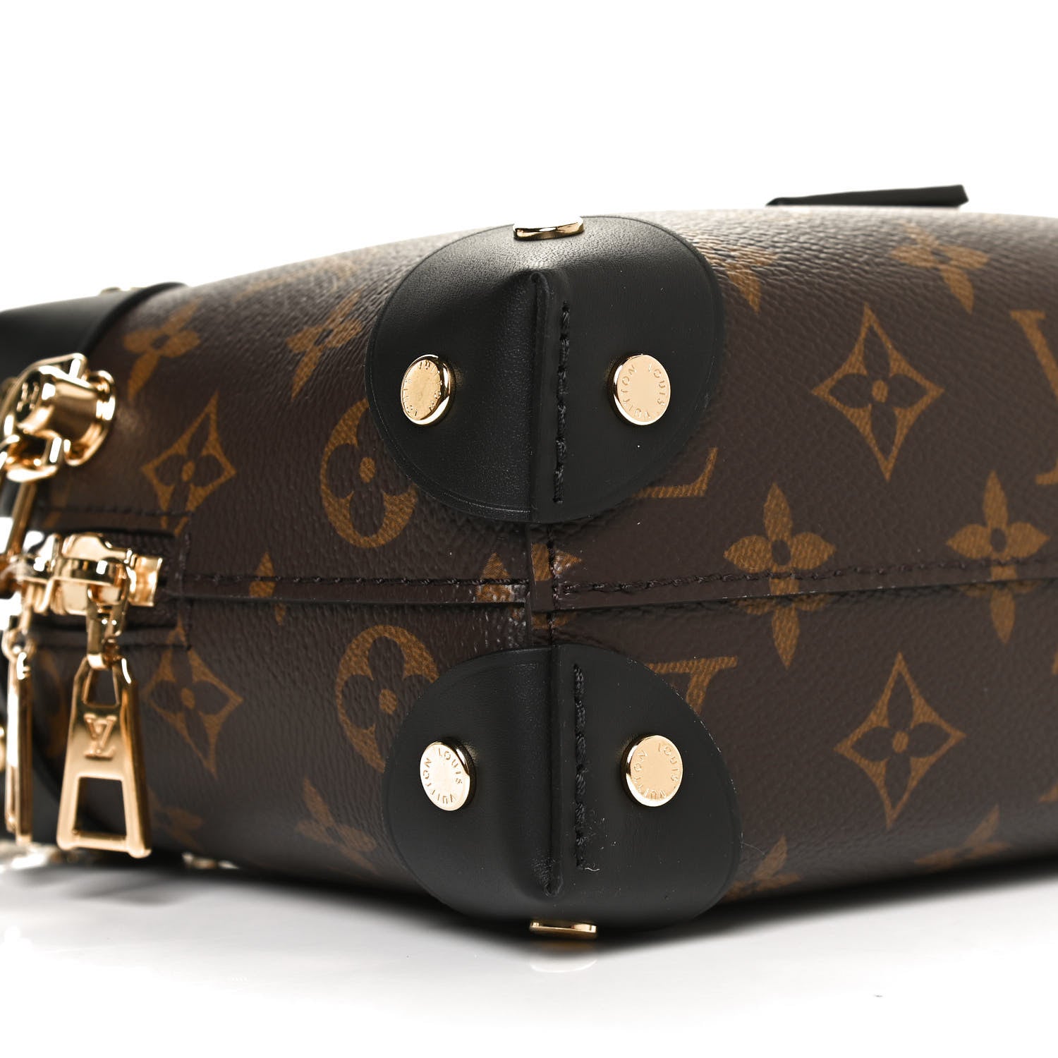 Louis Vuitton Monogram Petite Malle Souple Black 8 of 9