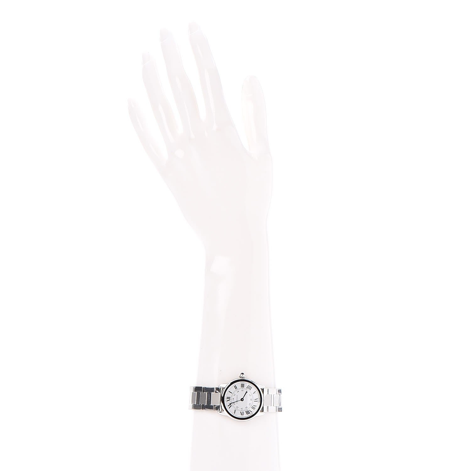 Cartier Stainless Steel 29mm Ronde Solo Quartz Watch 2 of 11