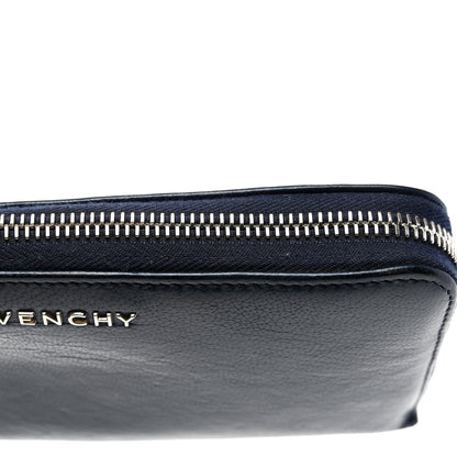 Givenchy Sugar Goatskin Pandora Zip Around Wallet Night Blue 10 of 11