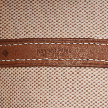 Hermes Barenia Toile Garden Party 36 MM Tote Ecru 7 of 10