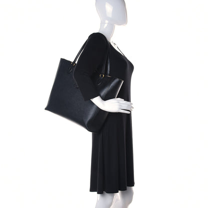 Gucci New Sakai Calfskin Lux Medium Dahlia Tote Black 2 of 12