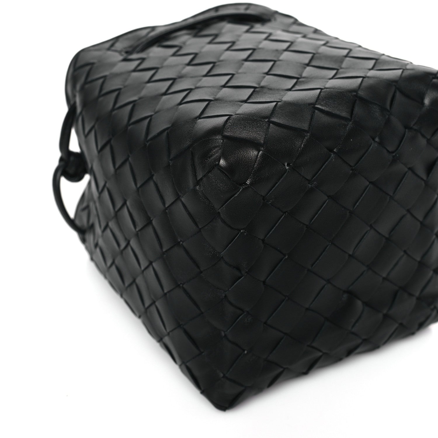 Bottega Veneta Nappa Intrecciato Small Drawstring Bucket Bag Black 7 of 8