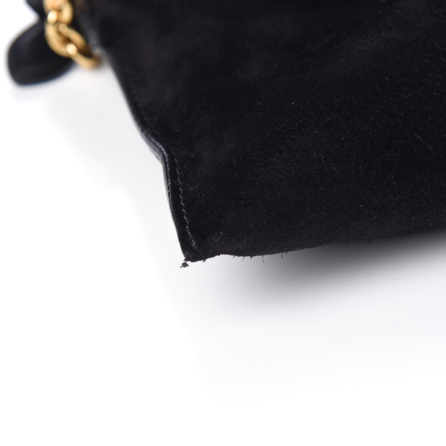 Burberry Suede Bow Buckle Crossbody Bag Black 9 of 9