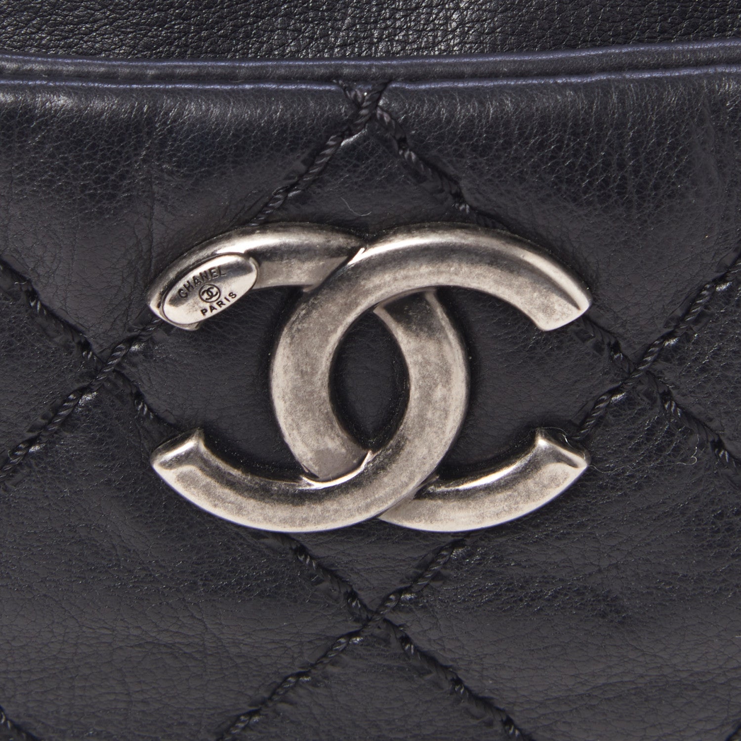 Chanel Calfskin Medium Stitch It Tote Black 7 of 9