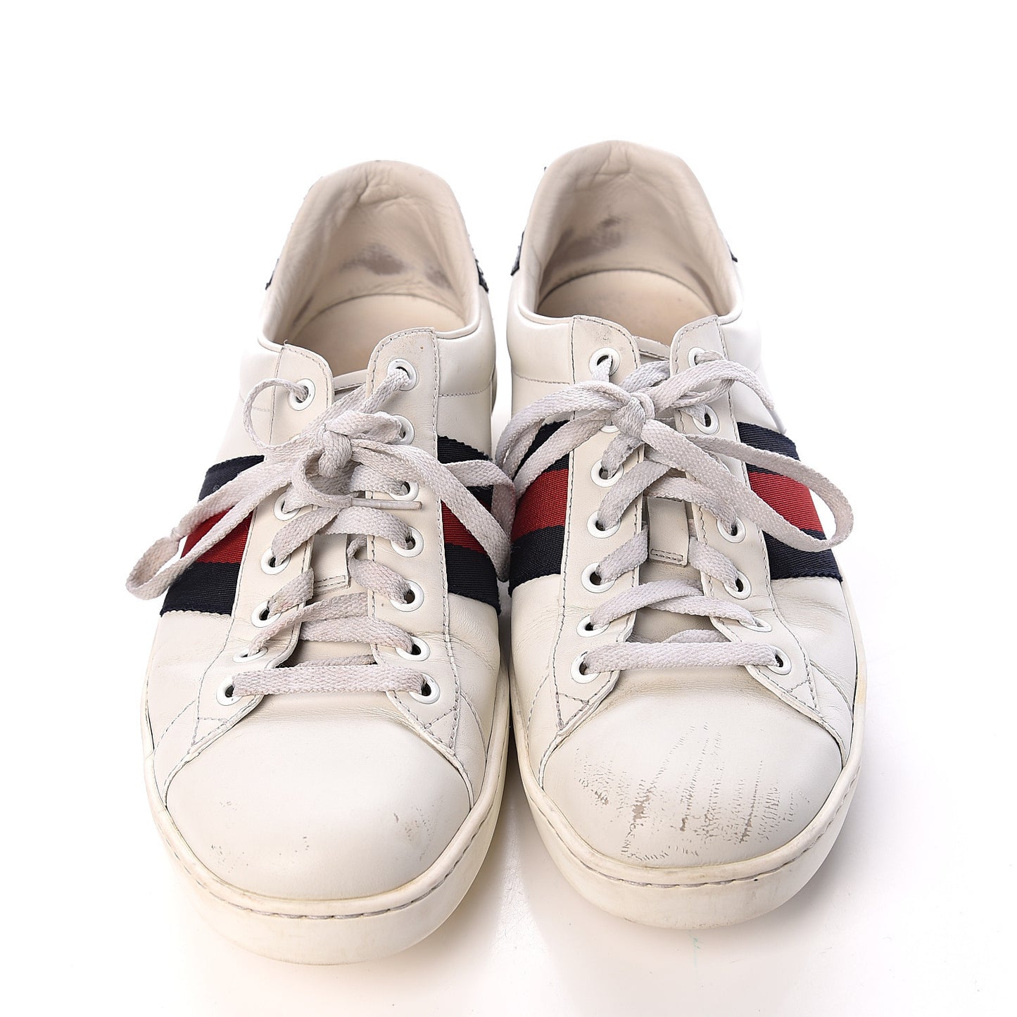 Miro Soft Calfskin Ayers Web Mens Ace Sneakers 8 White Blue