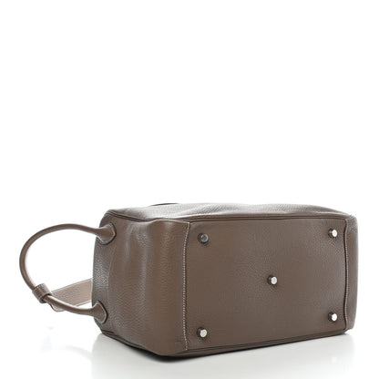 Hermes Taurillon Clemence Lindy 30 Etoupe 3 of 10
