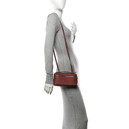 Loro Piana Grained Calfskin L19 Extra Pocket Pouch Kummel 2 of 10