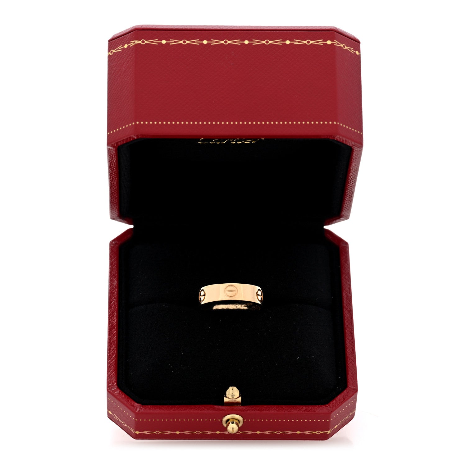Cartier 18K Yellow Gold 5.5mm LOVE Ring 55 7.25 5 of 5