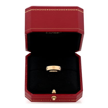 Cartier 18K Yellow Gold 5.5mm LOVE Ring 55 7.25 5 of 5