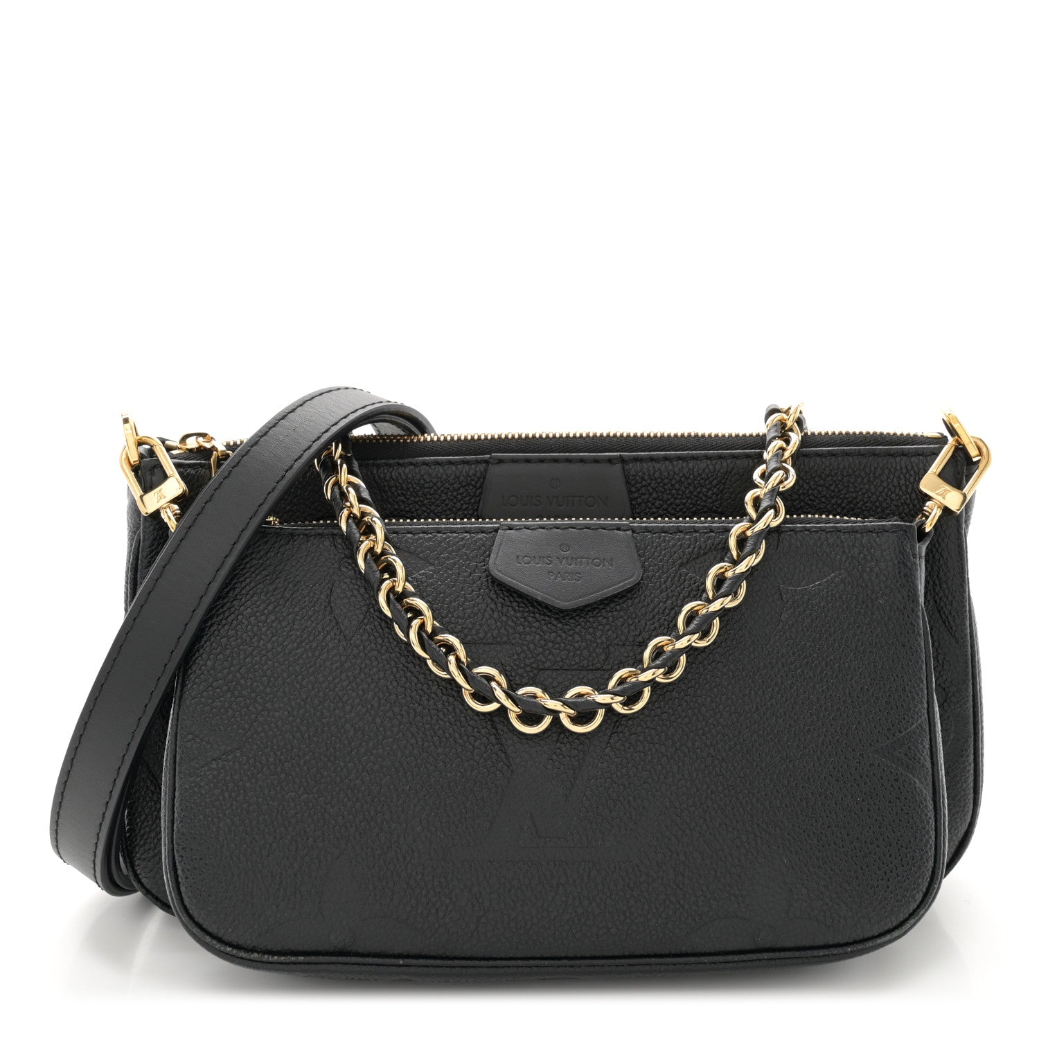 Louis Vuitton Empreinte Monogram Giant Multi Pochette Accessories Black 1 of 10