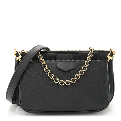 Louis Vuitton Empreinte Monogram Giant Multi Pochette Accessories Black 1 of 10