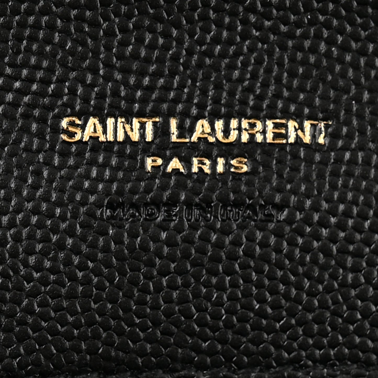 Grain De Poudre Textured Mixed Matelasse Triquilt Monogram Clutch Black