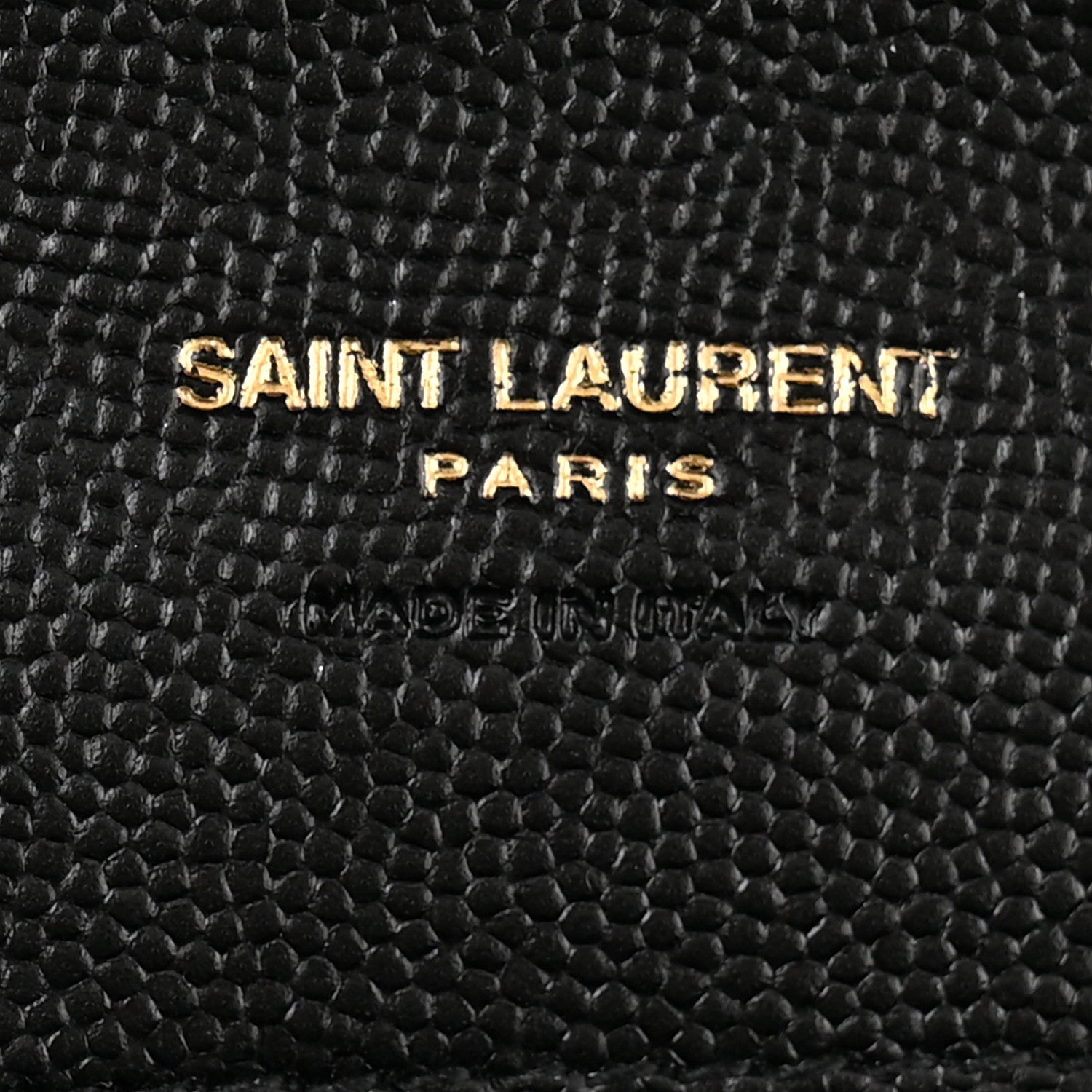 Saint Laurent Grain De Poudre Textured Mixed Matelasse Triquilt Monogram Clutch Black 6 of 10