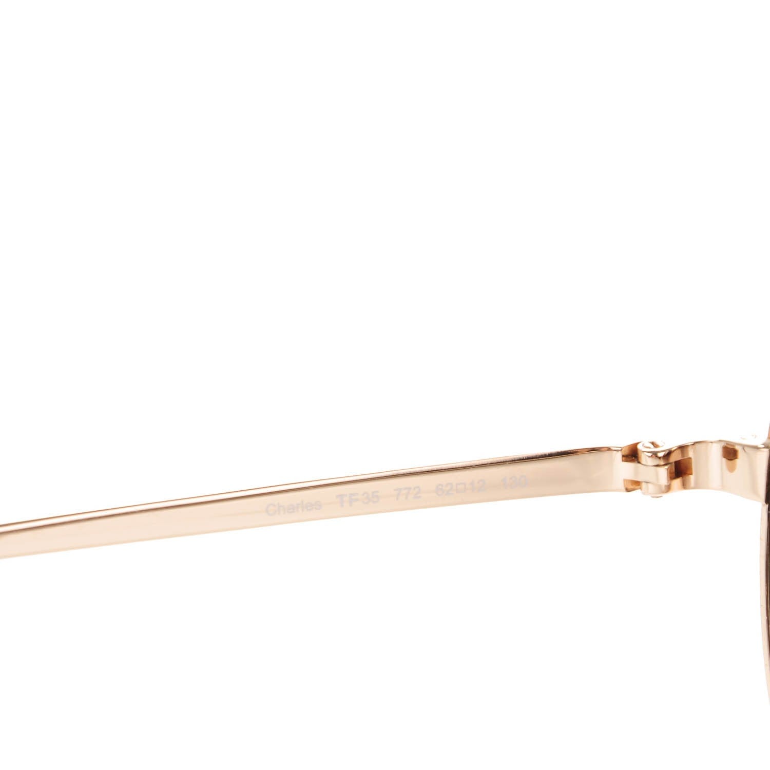 Tom Ford Metal Charles Aviator Sunglasses TF35 Gold 4 of 6