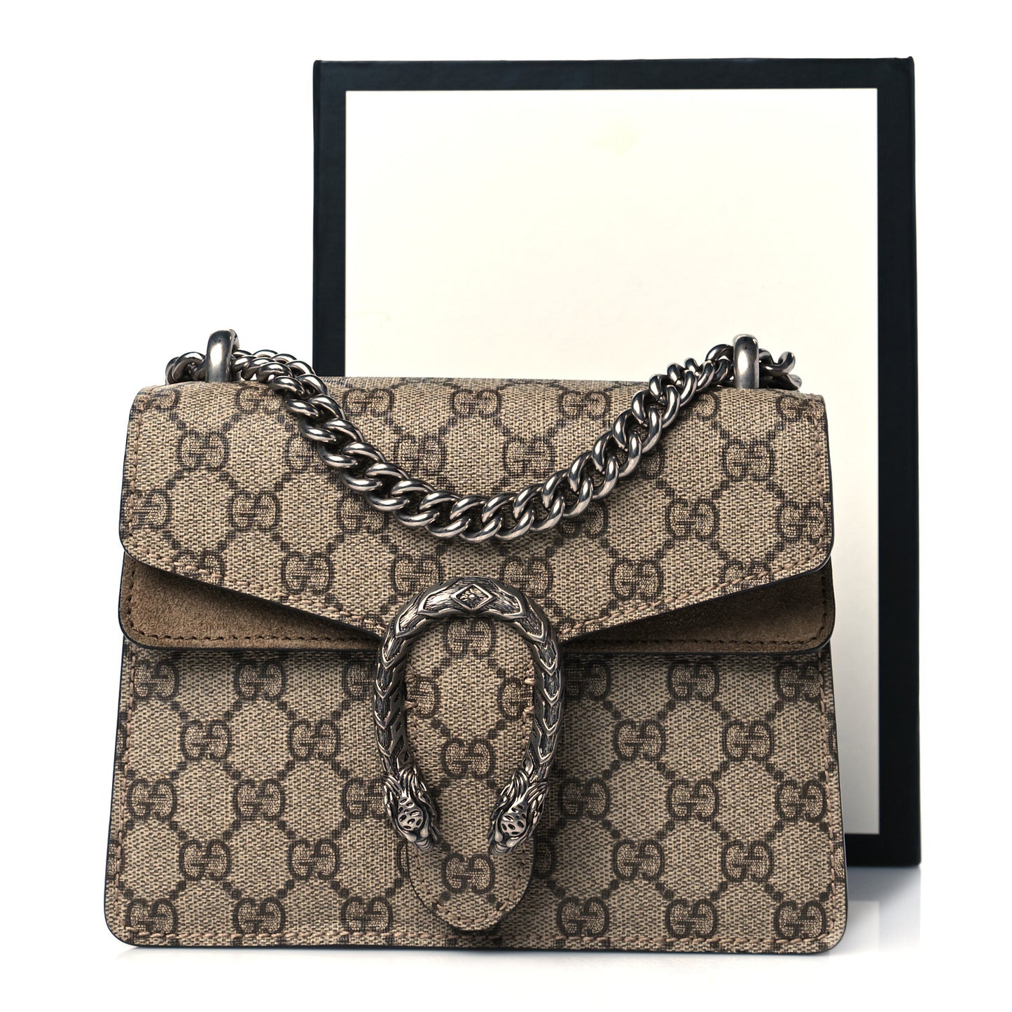GG Supreme Monogram Mini Dionysus Shoulder Bag Taupe