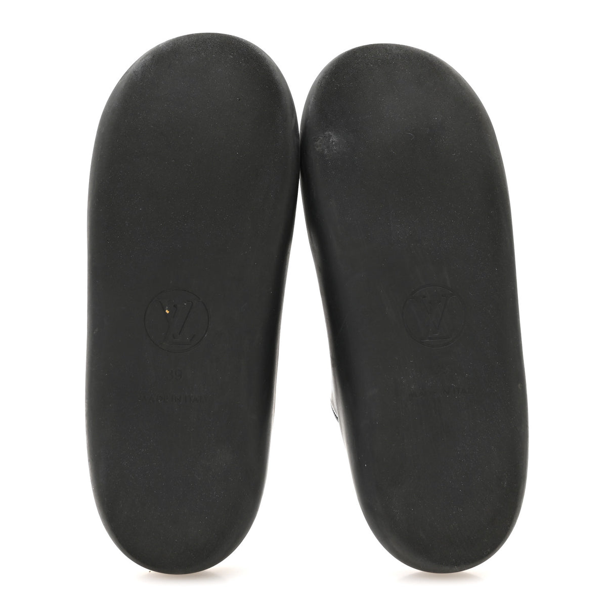 Louis Vuitton Monogram Sunbath Flat Mule Sandals 39 Black 6 of 7