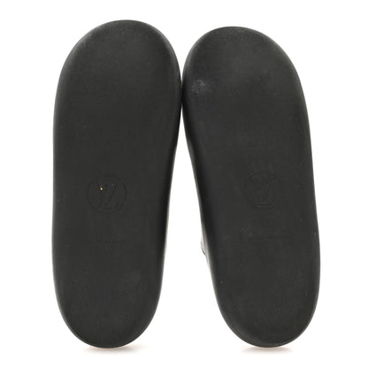 Louis Vuitton Monogram Sunbath Flat Mule Sandals 39 Black 6 of 7