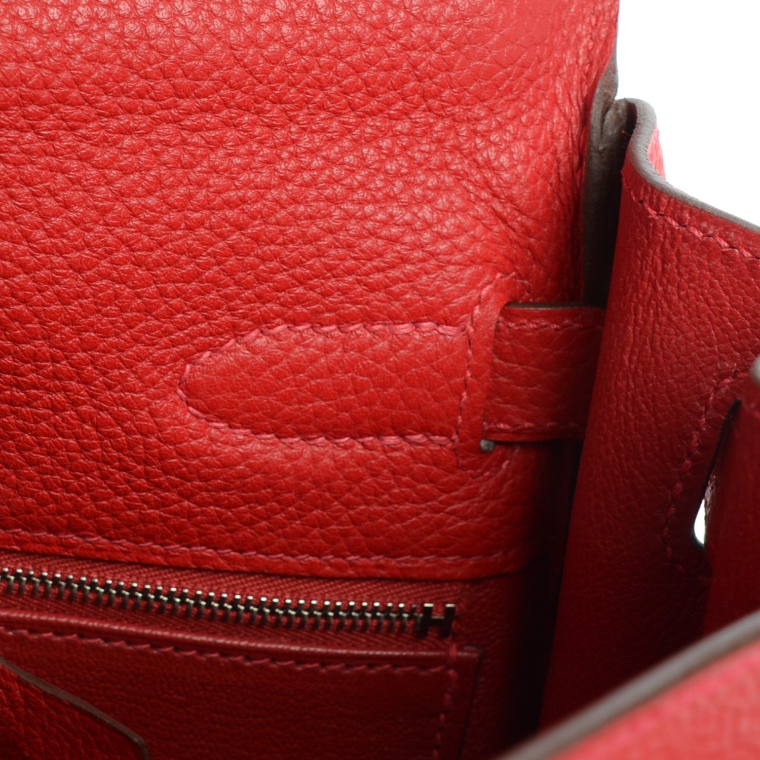 Hermes Togo Kelly Retourne 32 Rouge Casaque 16 of 24