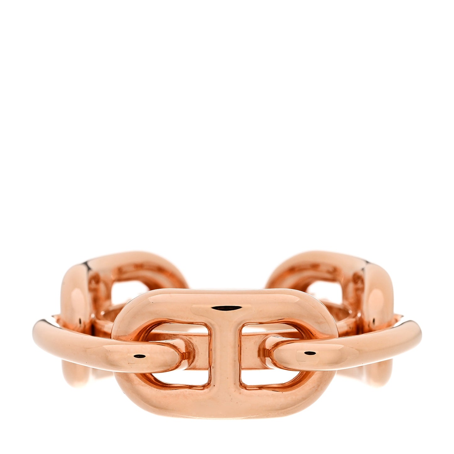 Plated Brass Regate Scarf Ring Plaqué Or Rose