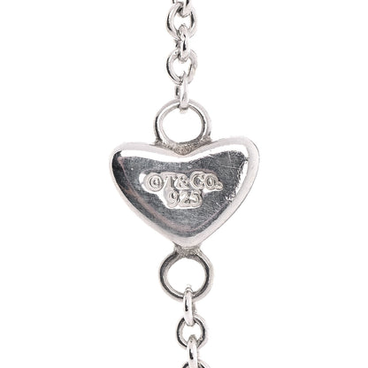 Tiffany Sterling Silver Heart Lariat Necklace 3 of 5