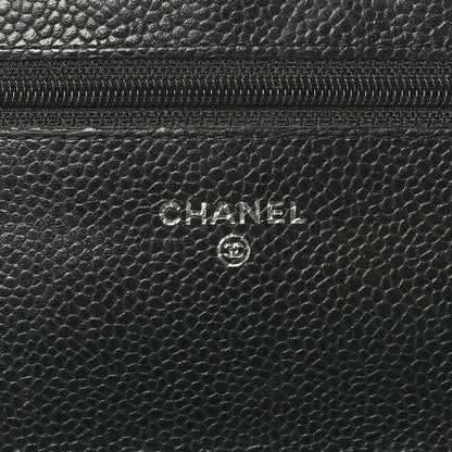 Chanel Caviar Quilted Wallet on Chain WOC Black 6 of 11