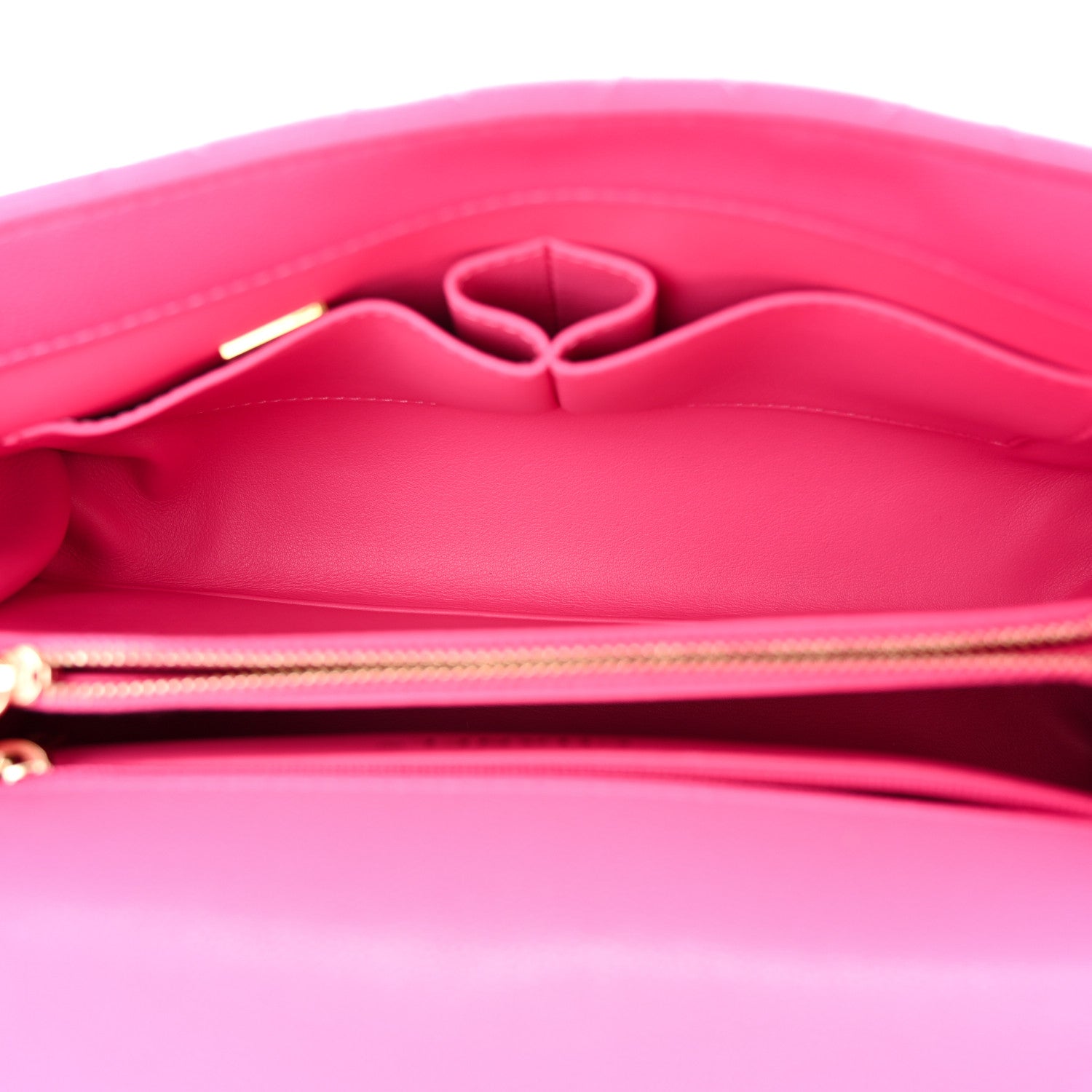 Chanel Caviar Quilted Small Coco Handle Flap Dark Pink 5 of 11