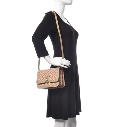 Burberry Calfskin Monogram Small TB Bag Bright Orange 2 of 9