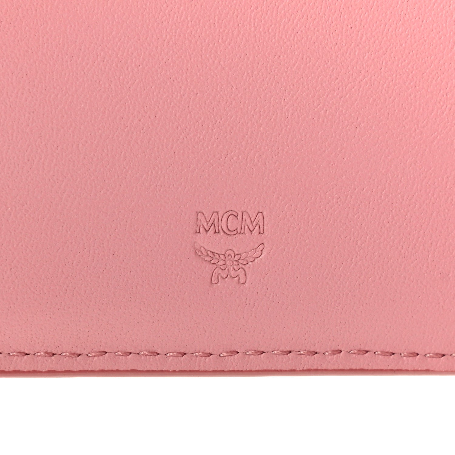 MCM Visetos Bunny Passport Holder Soft Pink 6 of 7