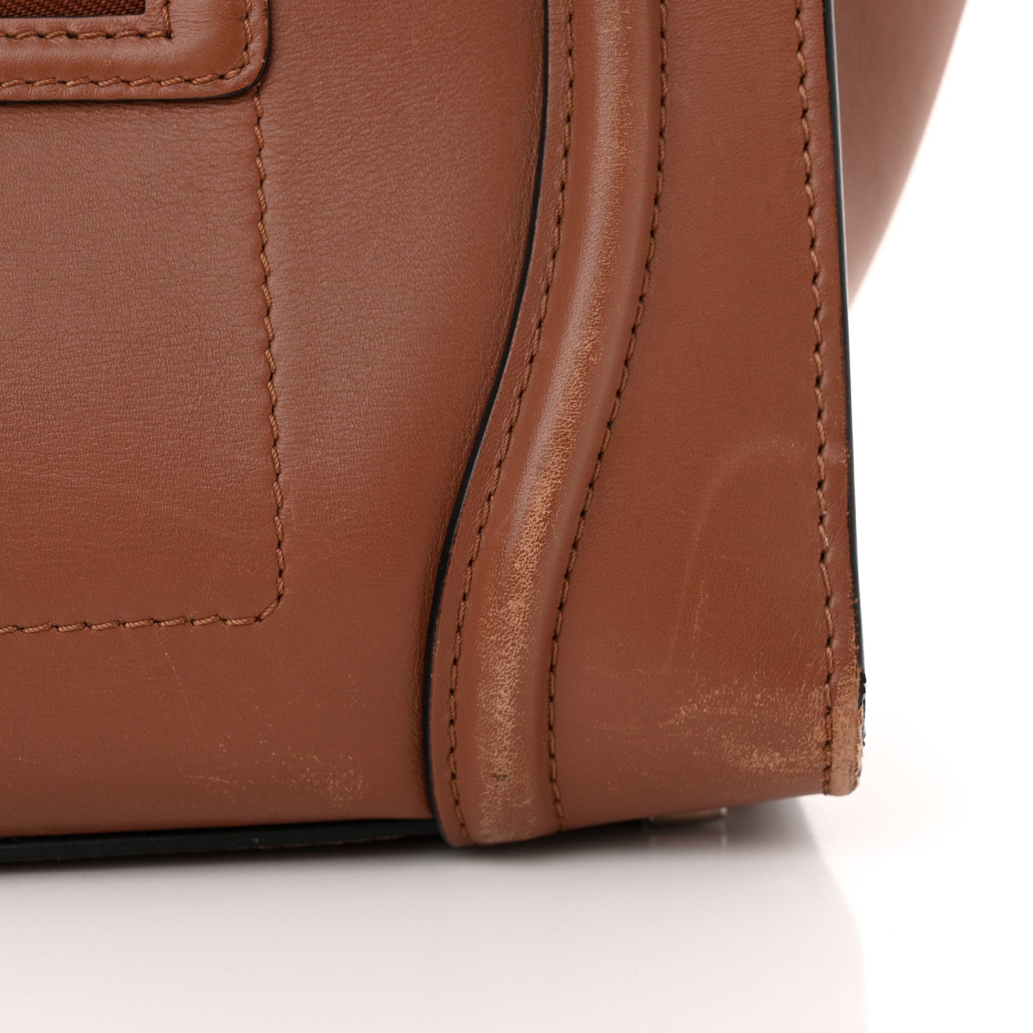 Celine Smooth Calfskin Mini Luggage Sienna 12 of 22