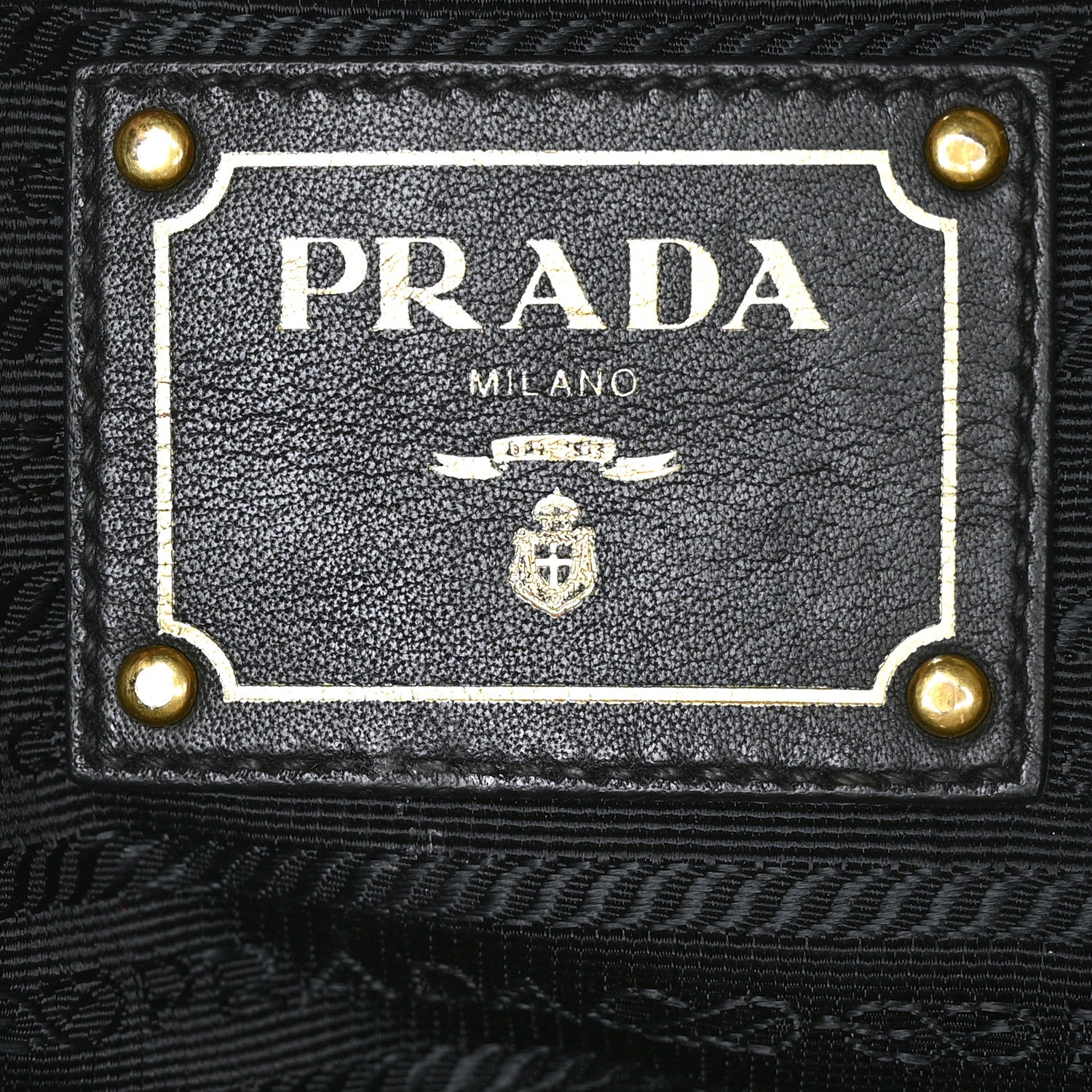 Prada Soft Calf Shopping Tote Black 5 of 9