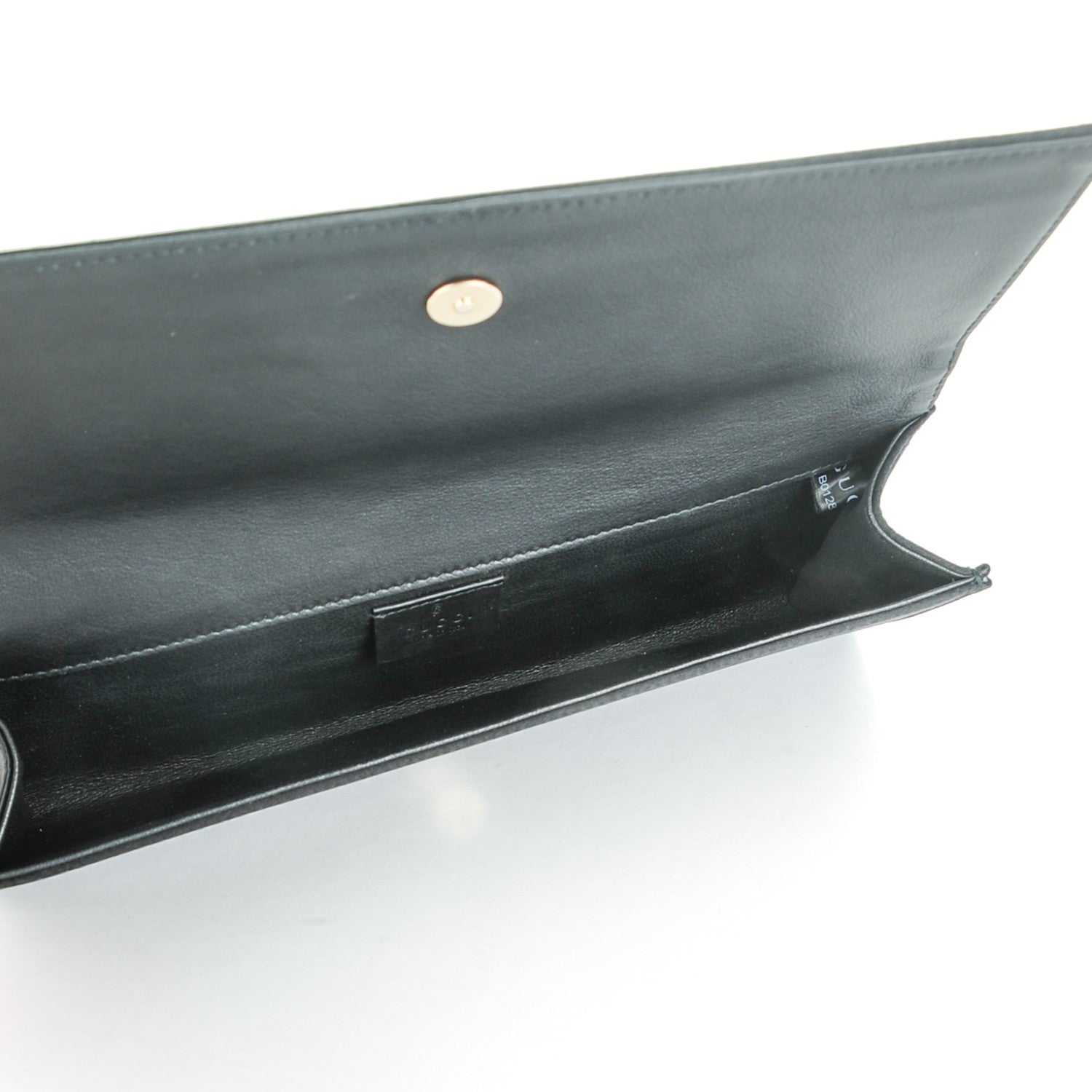 Gucci Satin Crystal Clutch Black 5 of 7