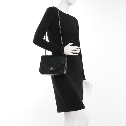 Chanel Lambskin Quilted Small Single Flap Black 2 of 9