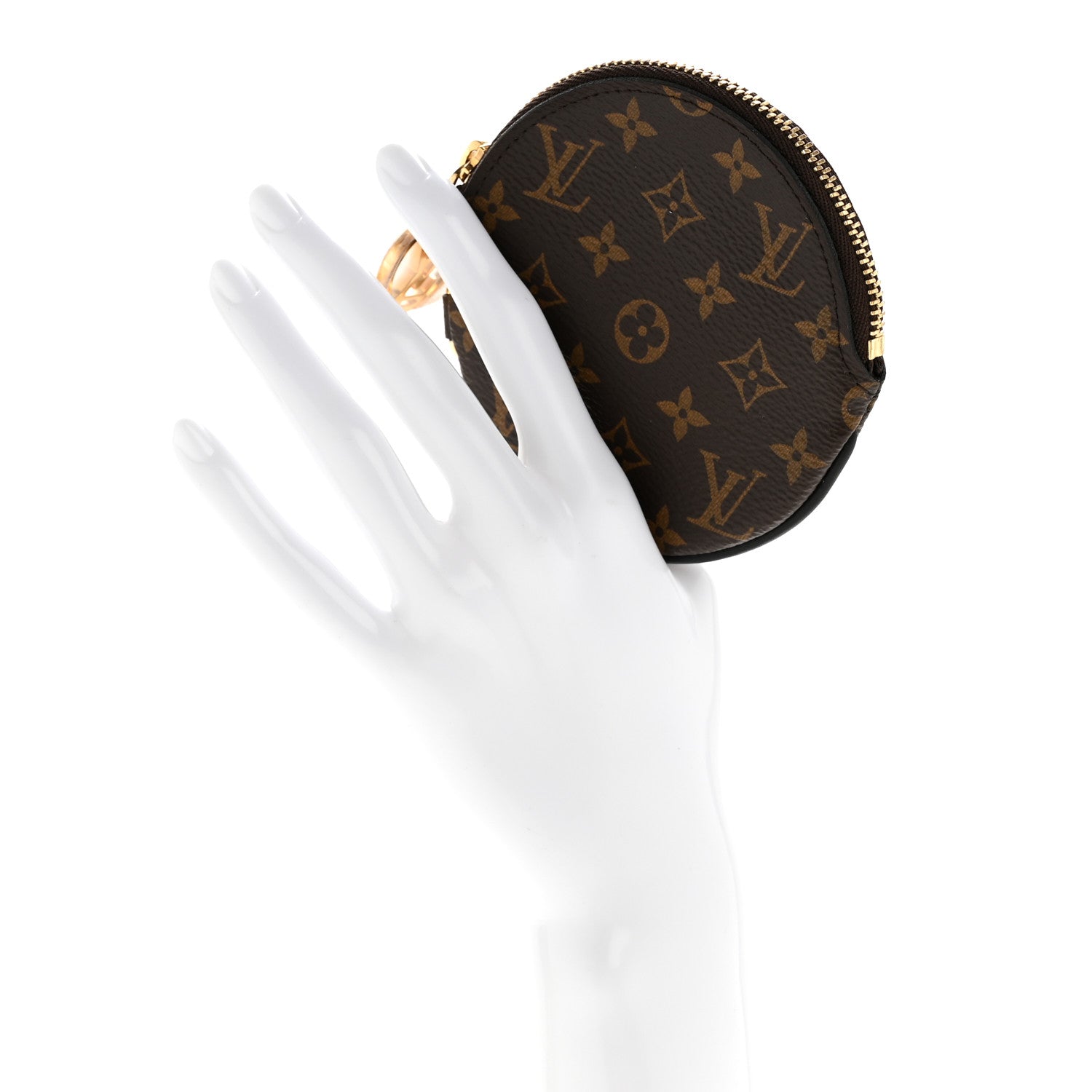 Louis Vuitton Mini Monogram Trio Pouch Round Coin Purse 2 of 8