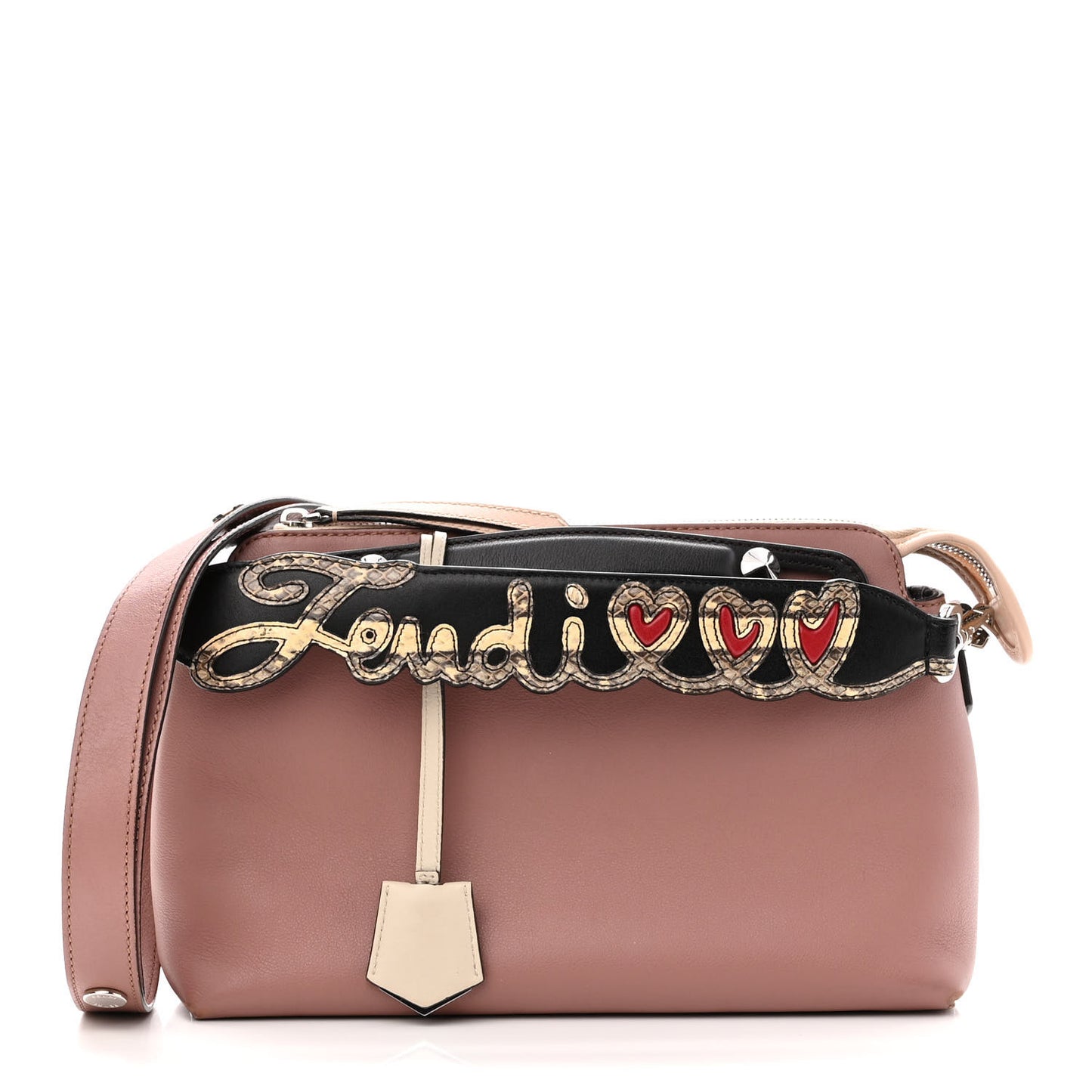 Vitello Dolce 4 Color Medium By The Way Boston Bag English Rose Latte Multicolor