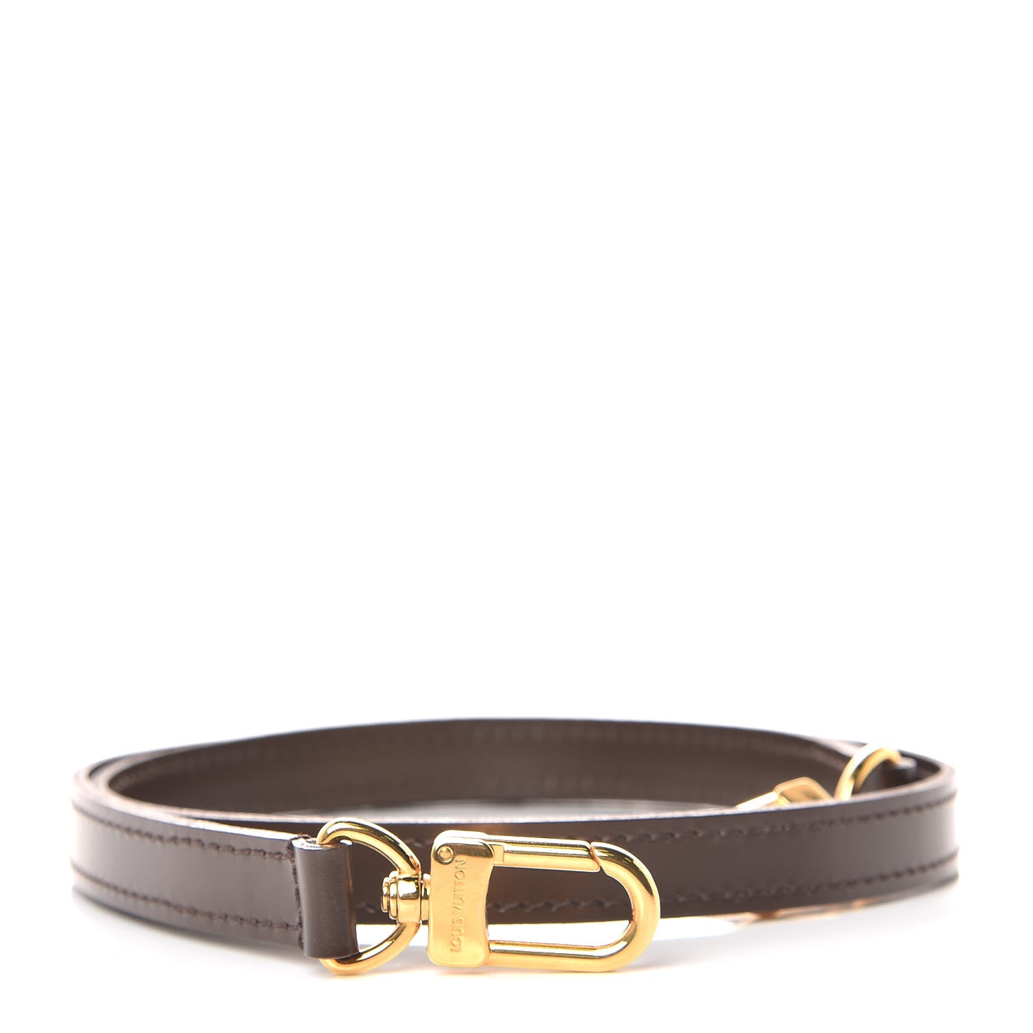 Louis Vuitton Calfskin 16mm Shoulder Strap Brown 1 of 3