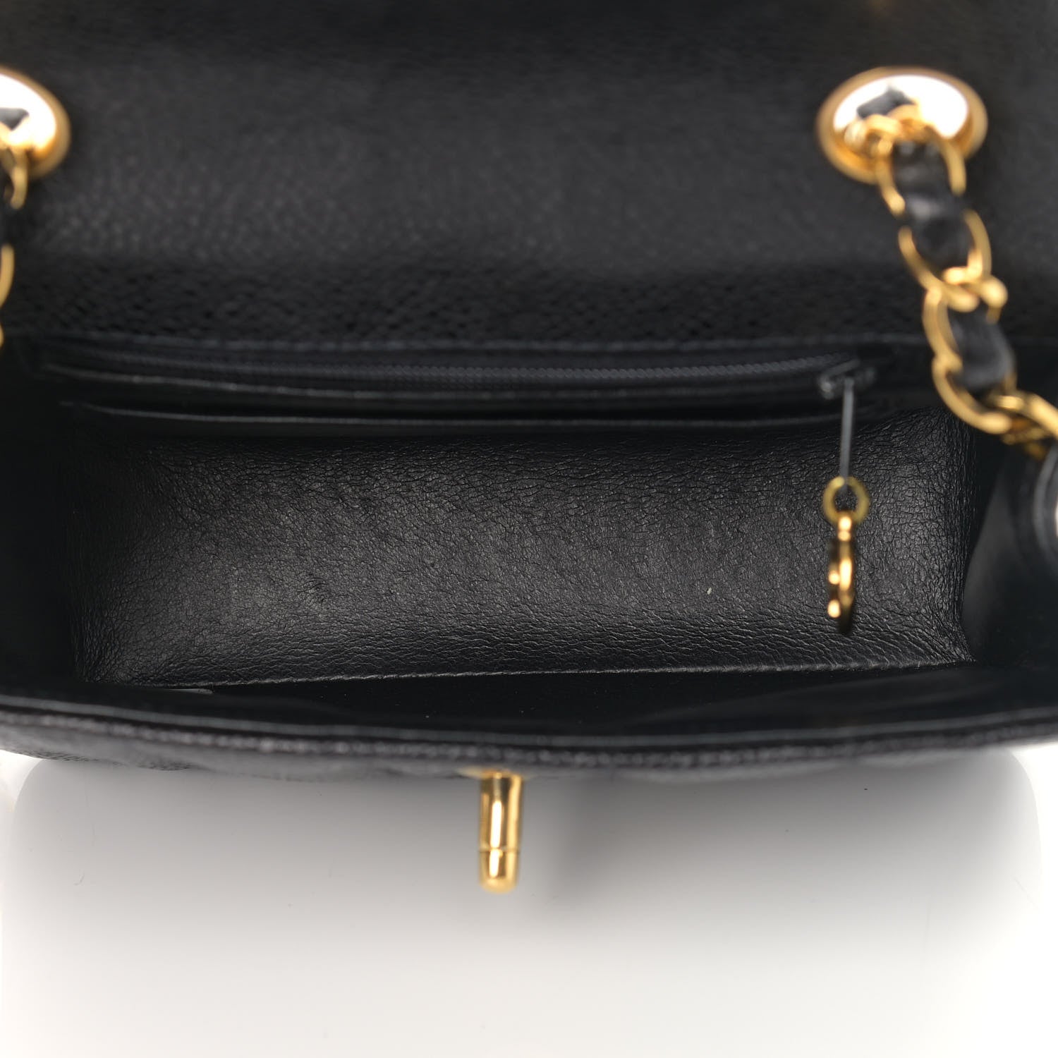 Chanel Caviar Vertical Quilted Mini Flap Black 4 of 12