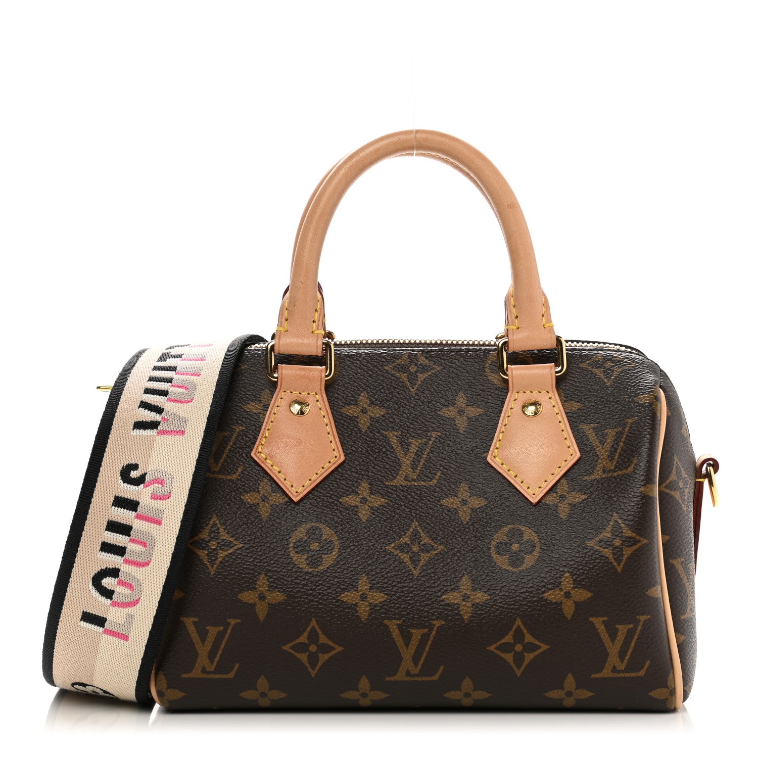 Louis Vuitton Monogram Speedy Bandouliere 20 Black 1 of 9
