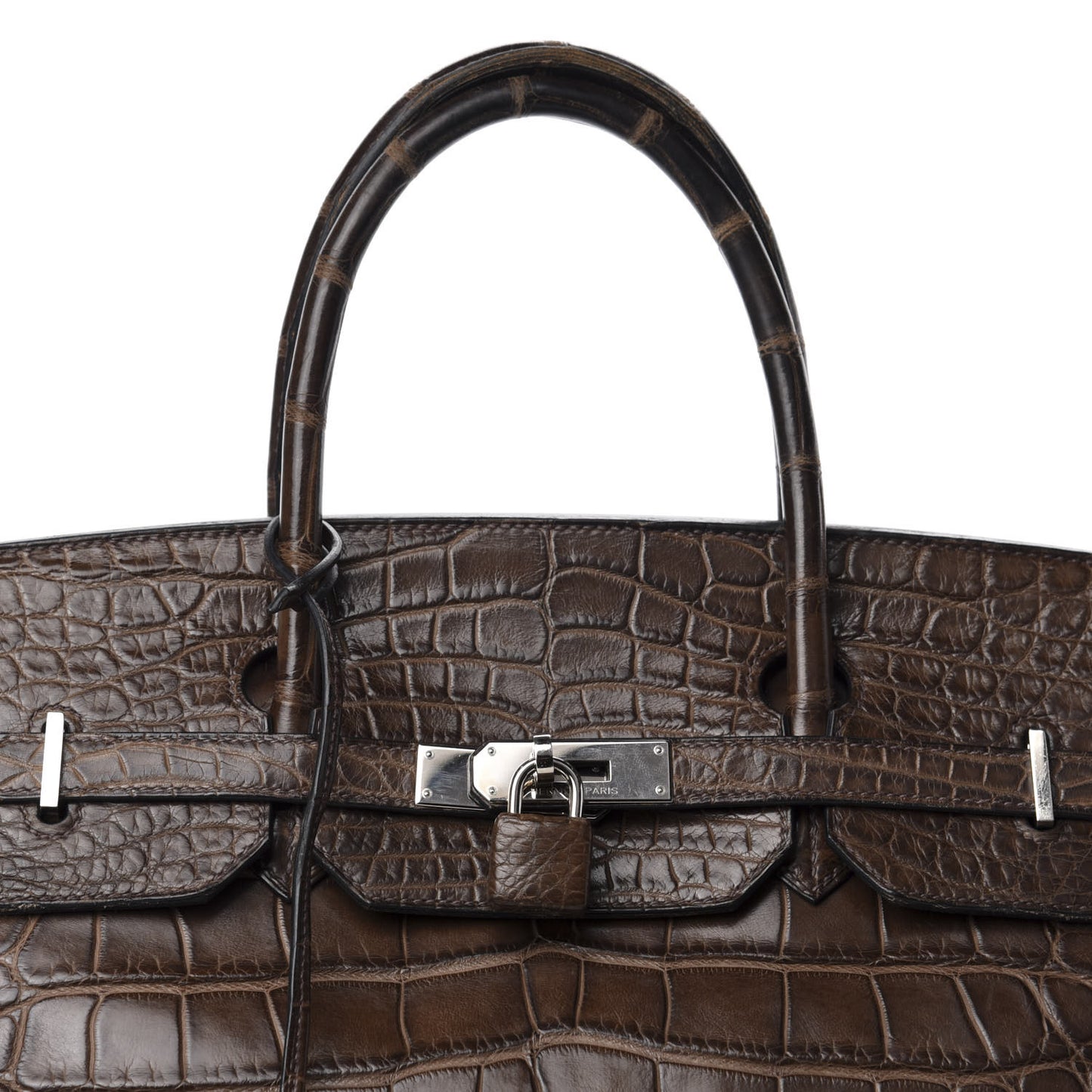 Matte Alligator Birkin 40 Chocolate