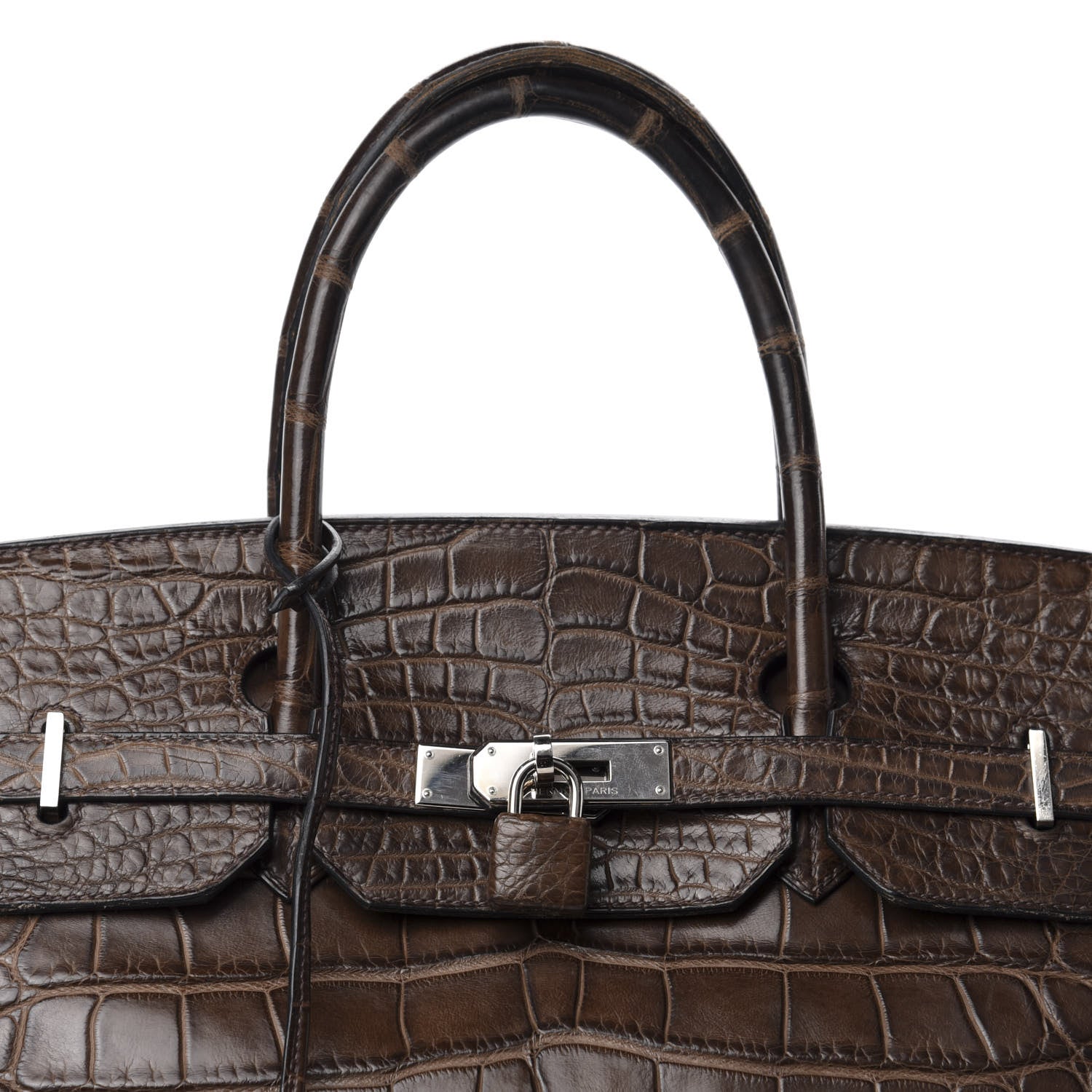 Hermes Matte Alligator Birkin 40 Chocolate 35 of 35